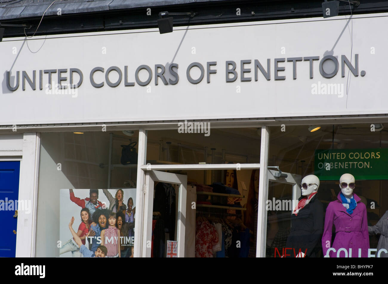 United Colors Of Benetton Shopfront Stock Photo - Alamy
