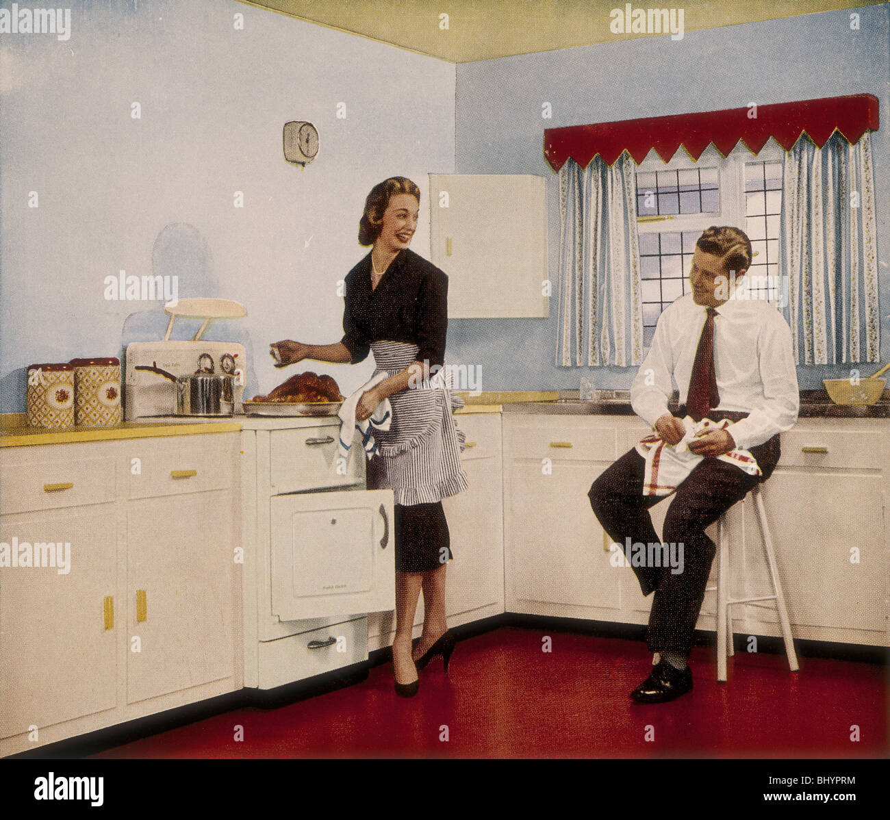 Advertisement 1950s Kitchen High Resolution Stock Photography And Images Alamy