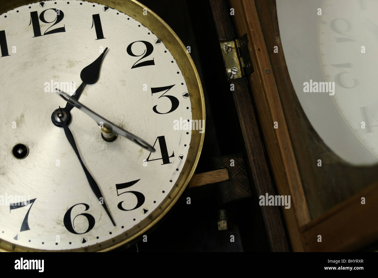 Old pendulum clock Stock Photo Alamy