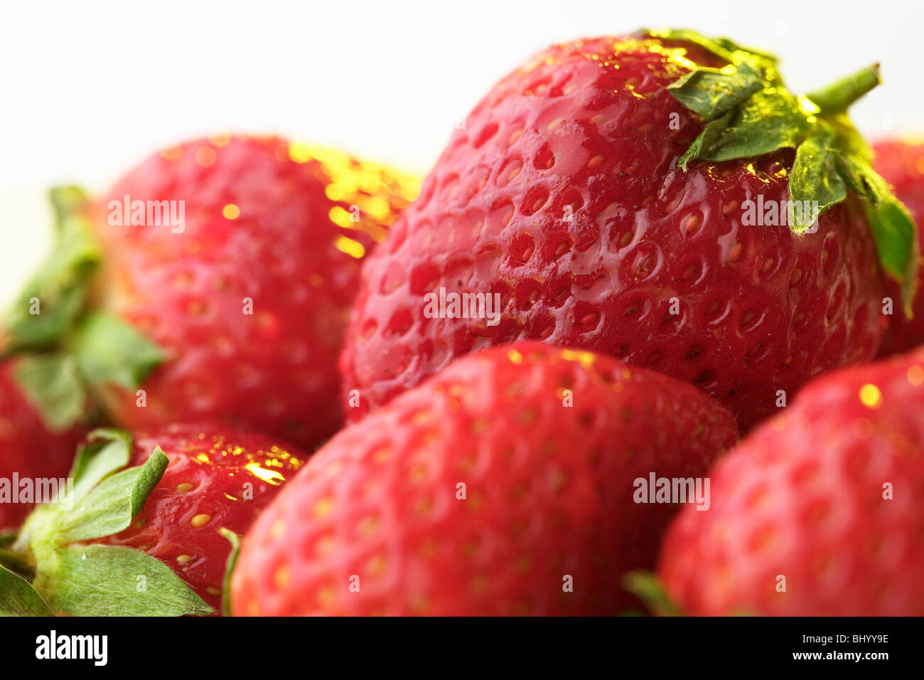 Juicy red strawberries hi-res stock photography and images - Alamy