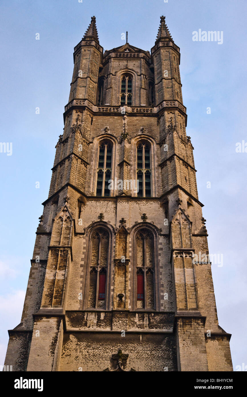 St. Bavo Cathedral in Ghent, East Flanders province, Belgium Stock ...
