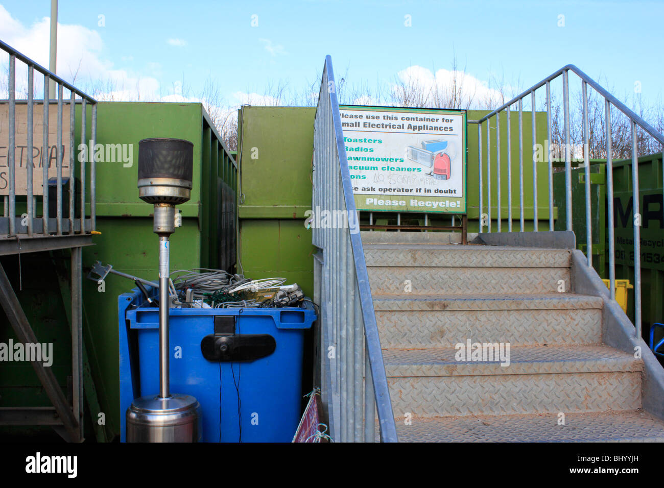 recycling centre, stortford, england, uk gb Stock Photo Alamy