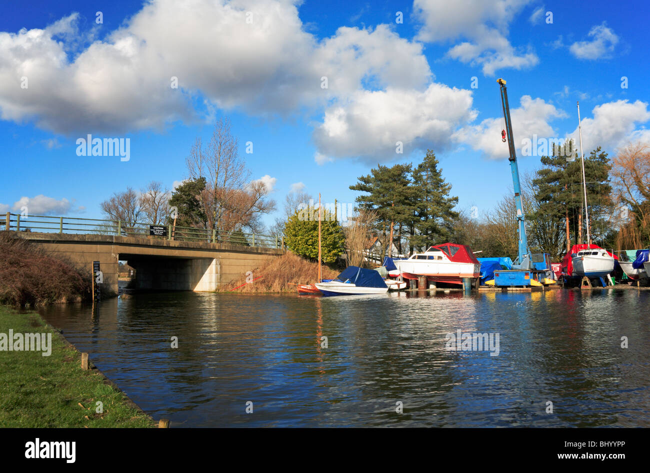 The River Ant at Ludham Bridge, Norfolk, United Kingdom Stock Photo Alamy