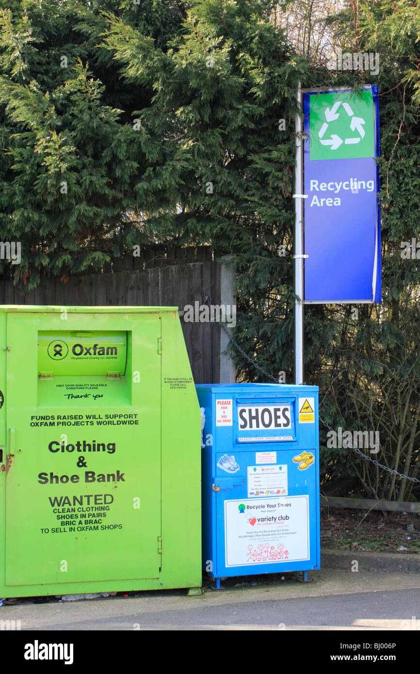 recycling centre, stortford, england, uk gb Stock Photo Alamy