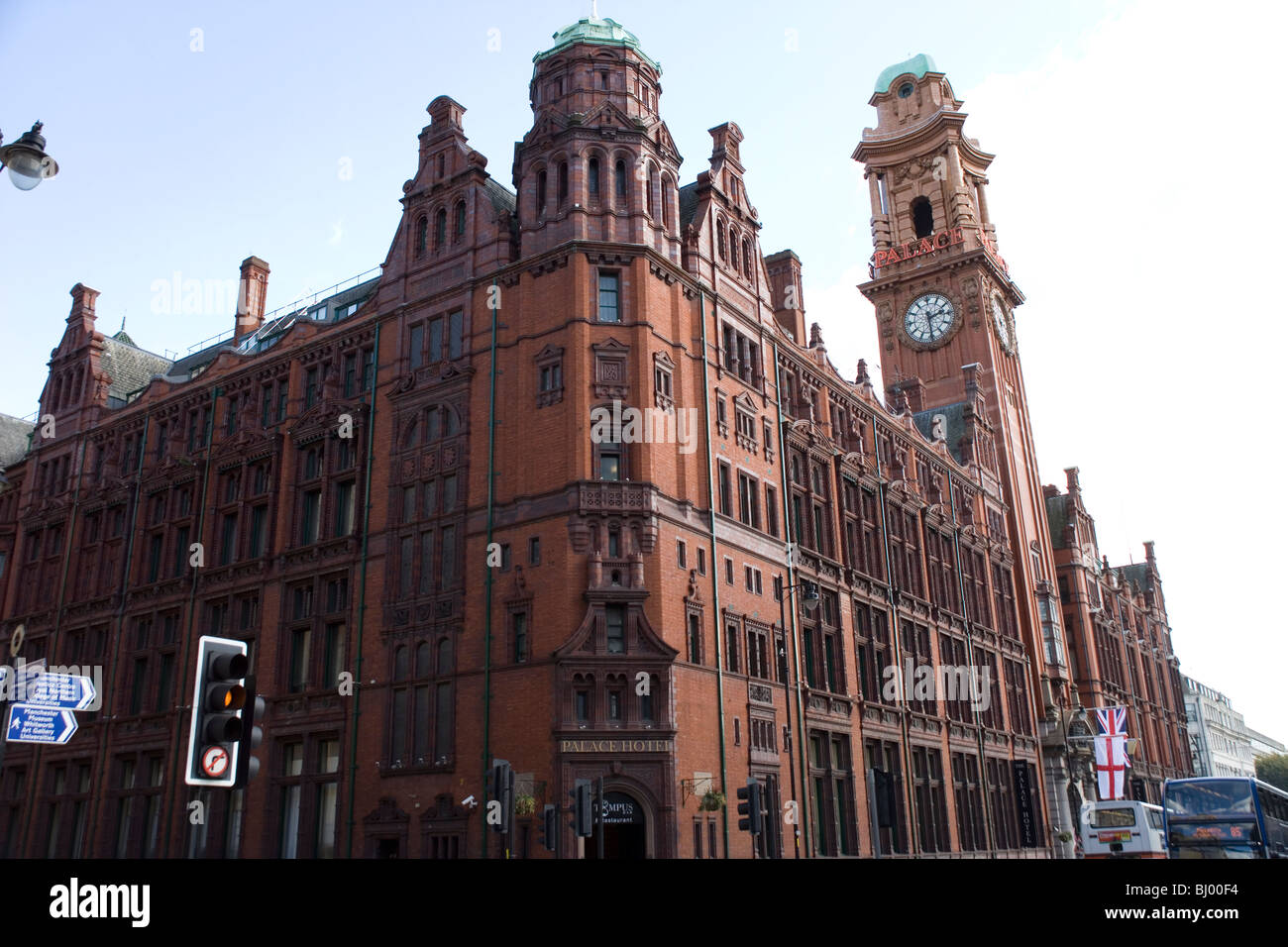 Palace Hotel on Oxford Street Manchester Stock Photo