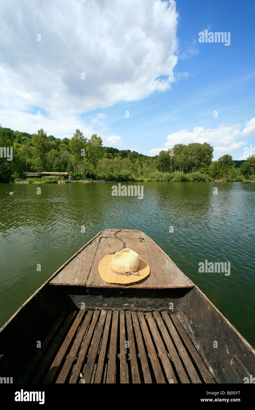 Corbie (80): Pond of La Barette Stock Photo