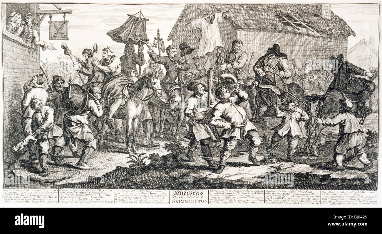 Hudibras encounters the skimmington hires stock photography and images