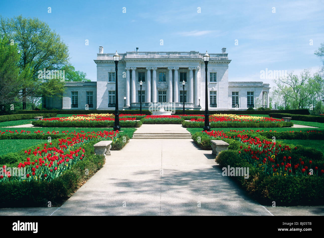 Governor's Mansion in Frankfort Kentucky in the spring Stock Photo