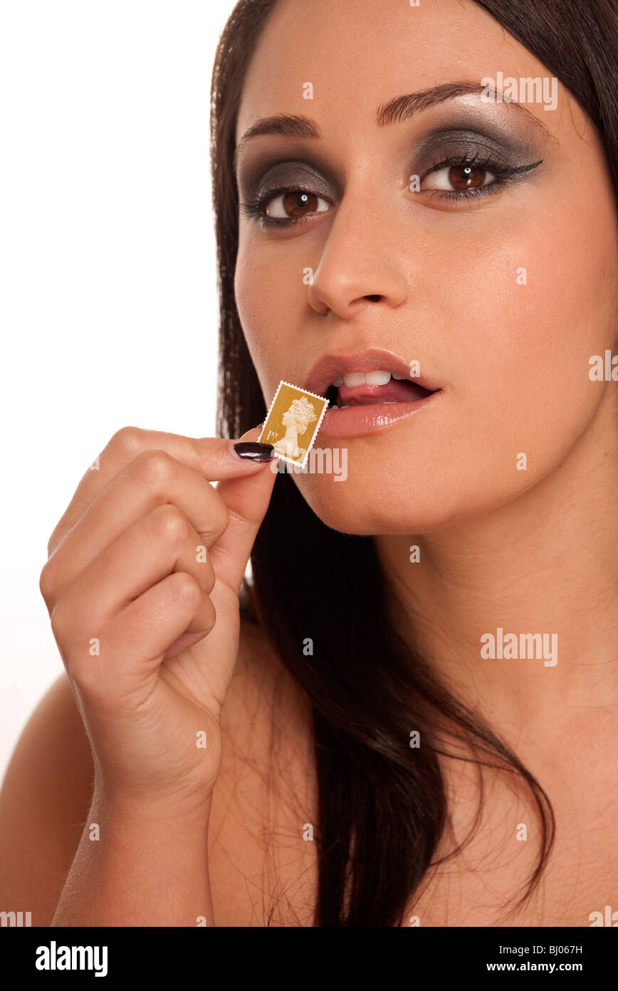 Lick and stamp hires stock photography and images Alamy