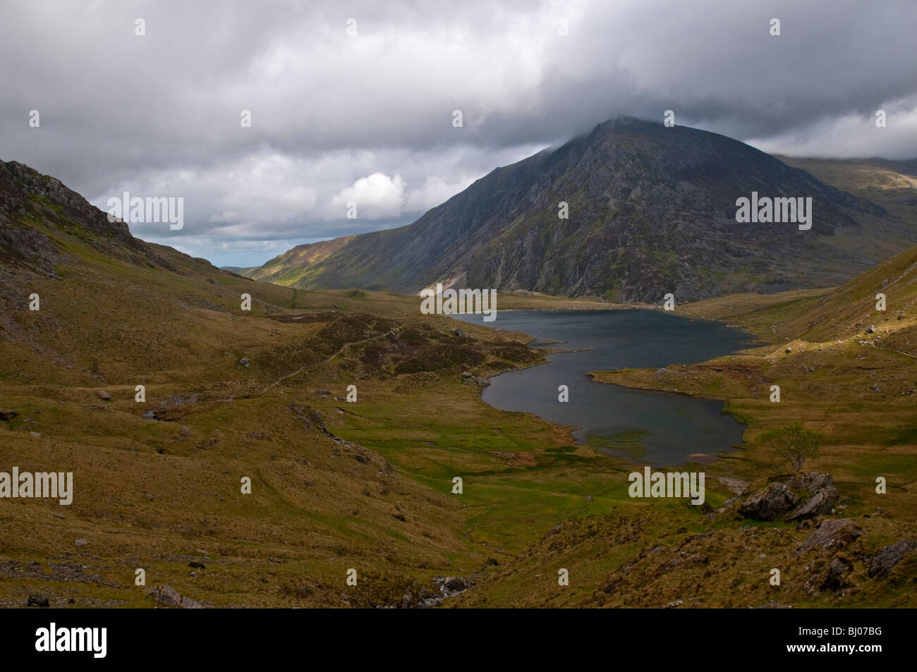 Cwm Idwal, Snowdonia, Wales Stock Photo