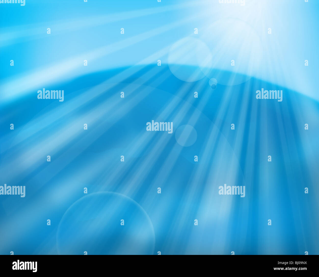 Abstract preview on with rays of sun light Stock Photo Alamy