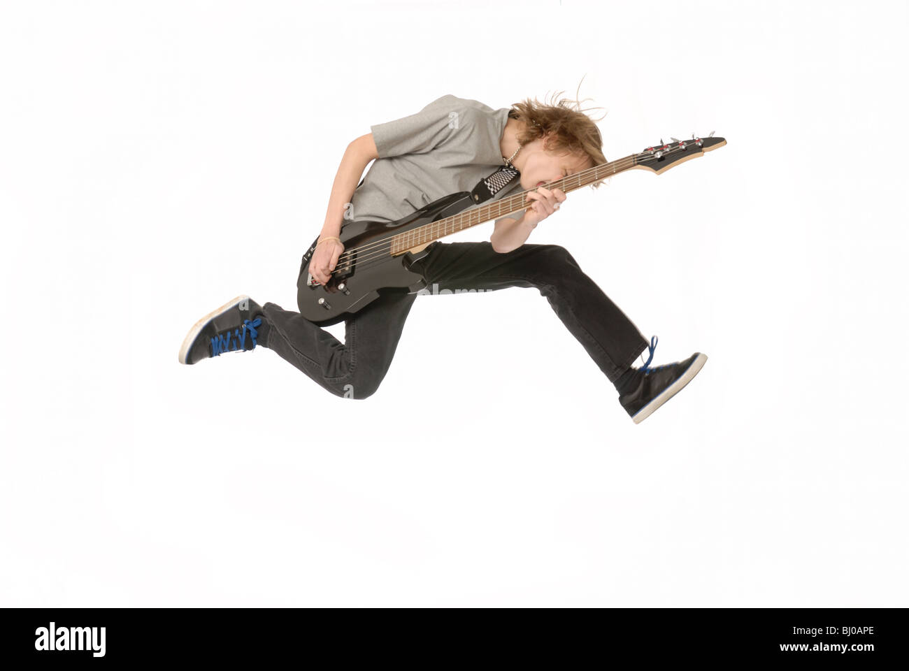 Guitar player jumping in air hires stock photography and images Alamy