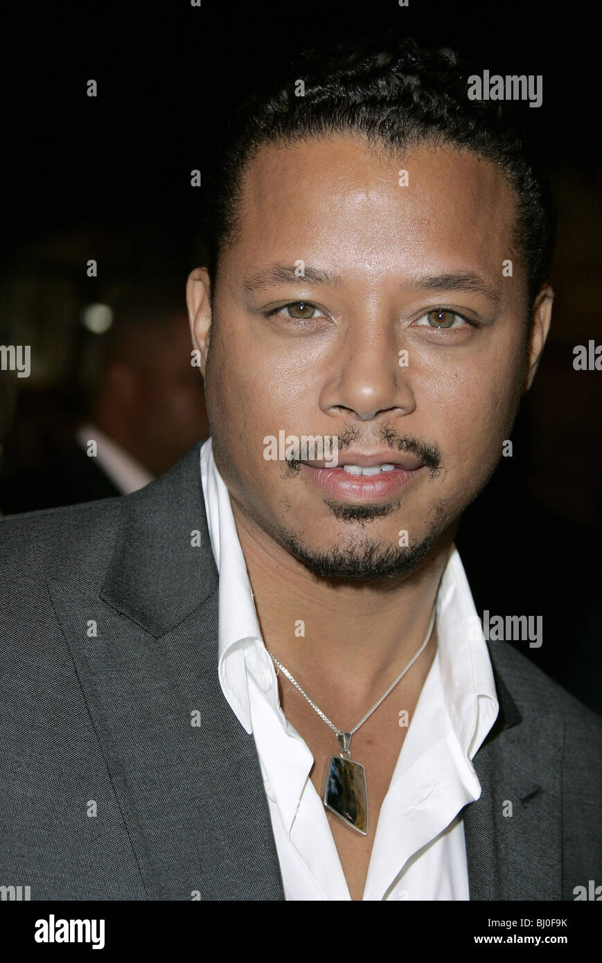 TERRENCE HOWARD ACTOR CHINESE THEATRE HOLLYWOOD LOS ANGELES USA 02/11/2005  Stock Photo - Alamy
