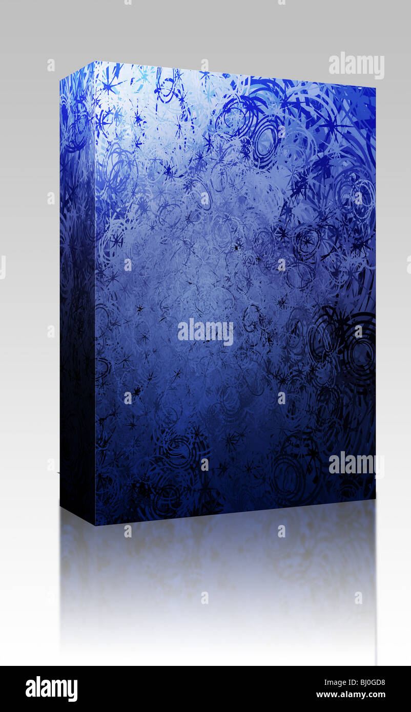 Software package box Swirly abstract grunge textured background ...
