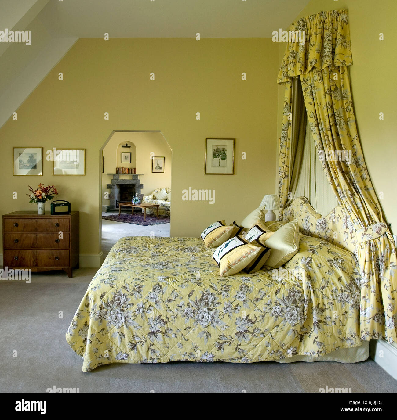 Llangoed Hall Country House hotel Powys Wales UK Stock Photo