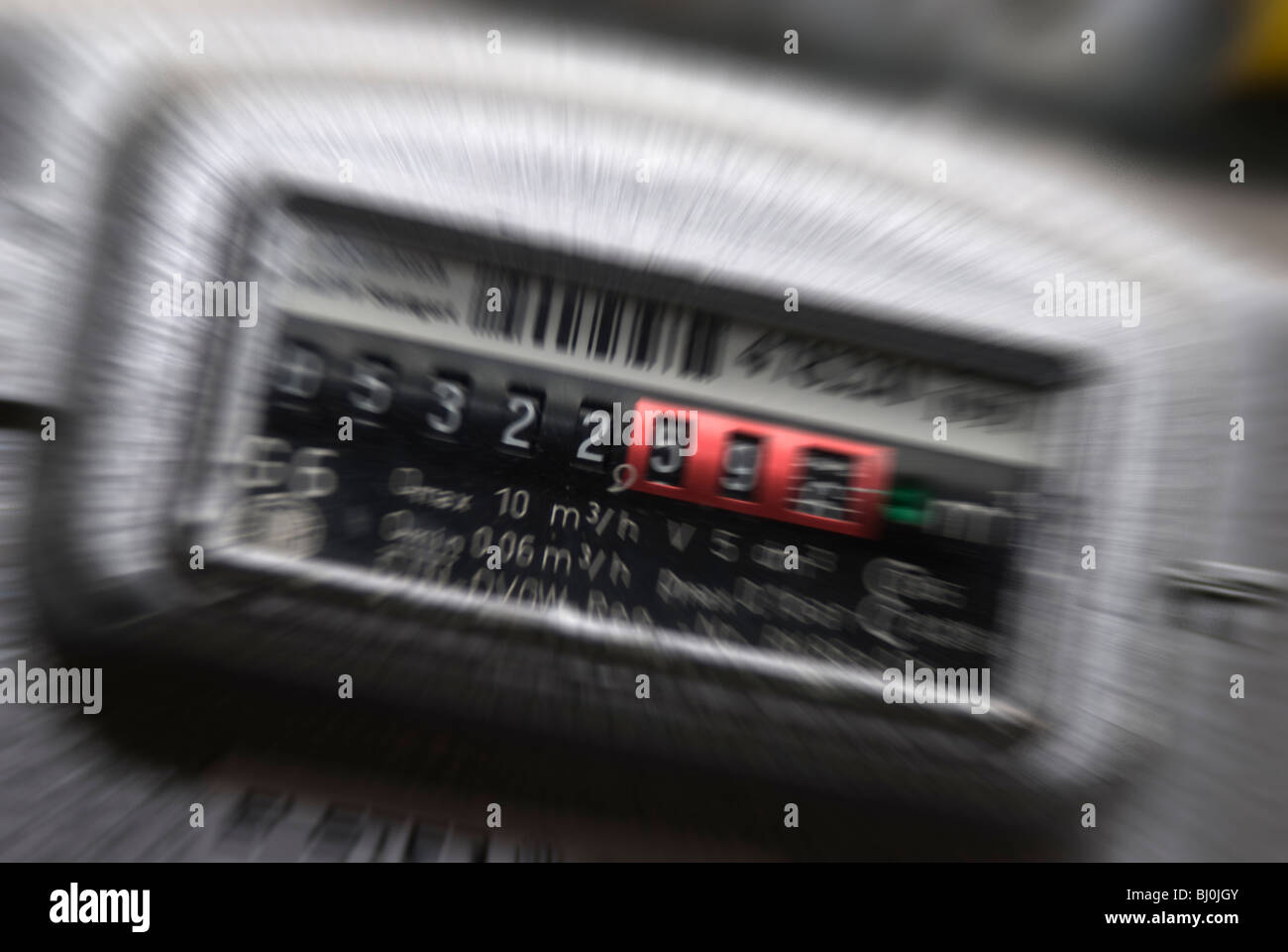 Energy costs continue to rise - Gas meter Stock Photo - Alamy