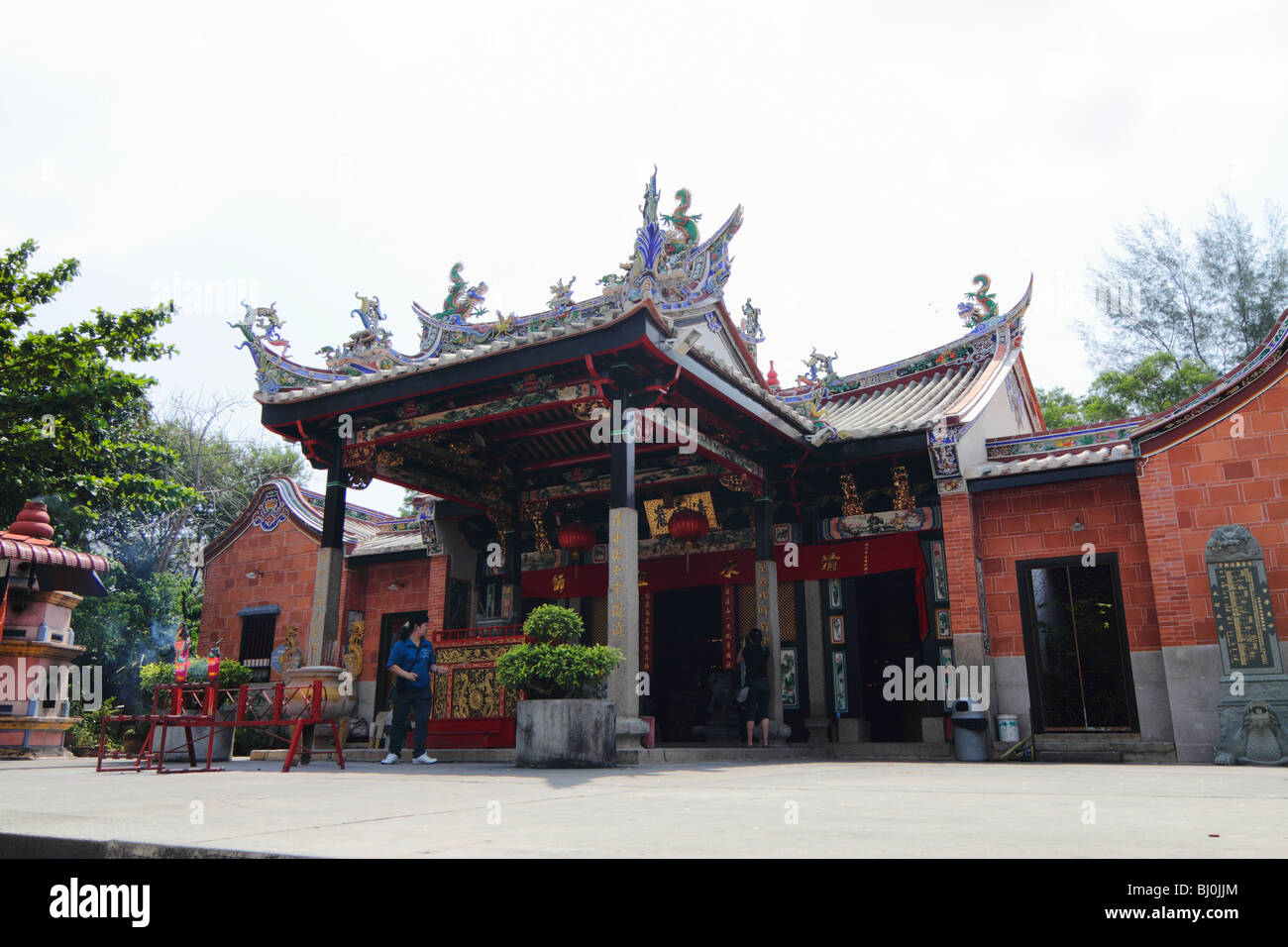 Exterior view of the Snake Temple in Penang, Malaysia Stock Photo