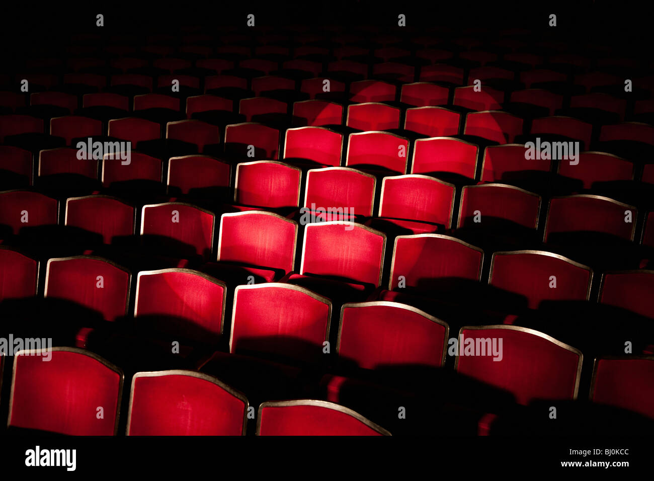 view into empty theatre auditorium Stock Photo