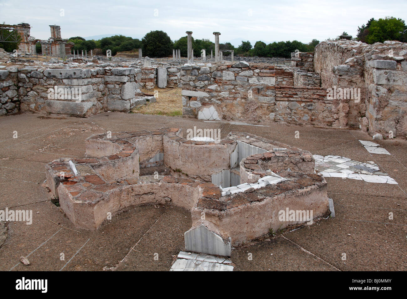 Ancient Philippi, eastern Macedonia, northern Greece, Sept 2009 Stock Photo