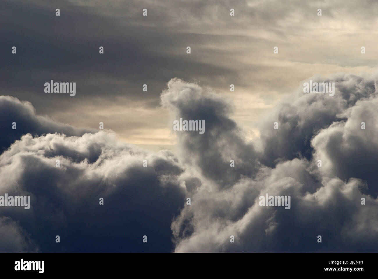 cloudy sky seen from ai-petri mountain on crimea Stock Photo