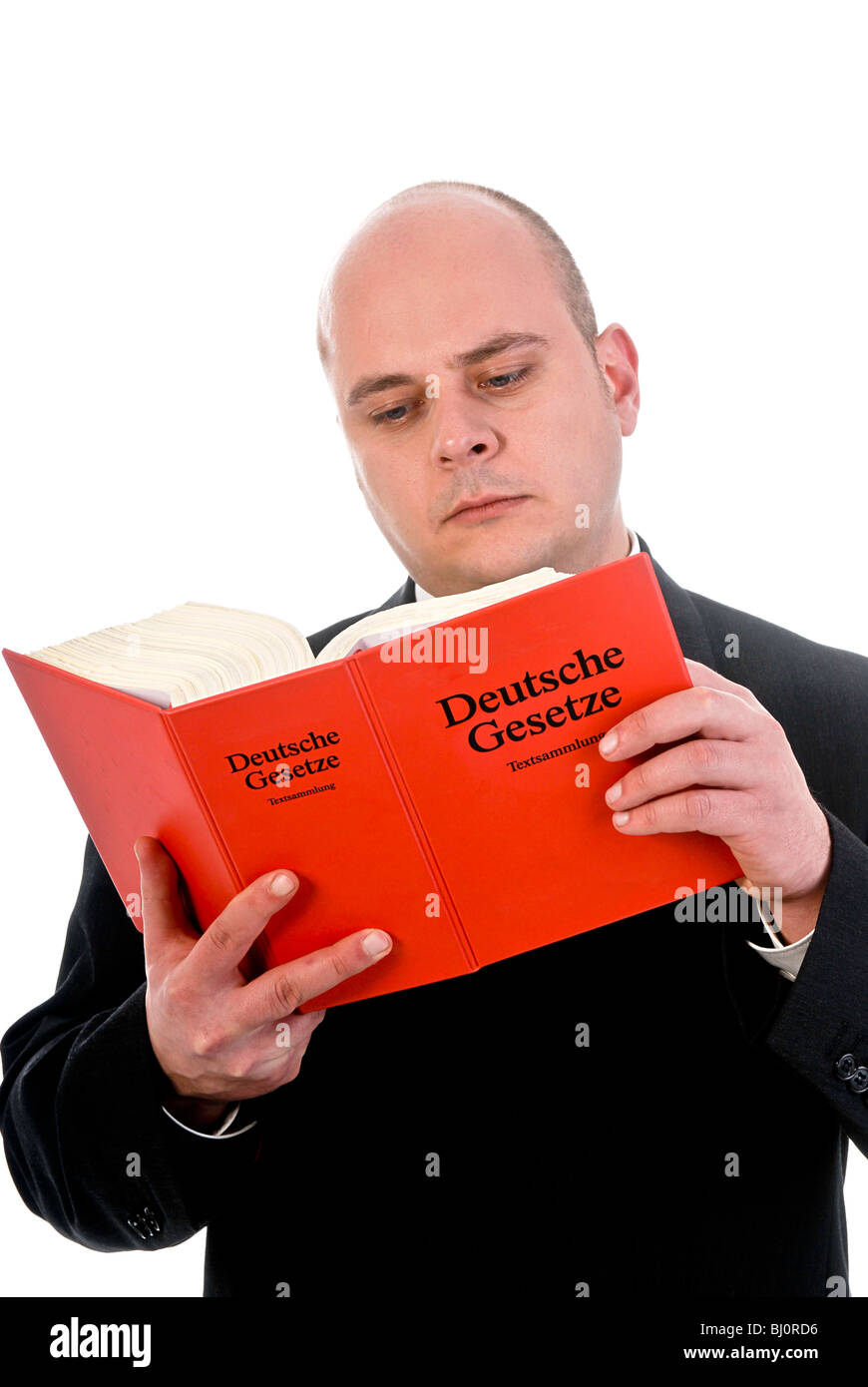 Lawyer With Code Stock Photo Alamy