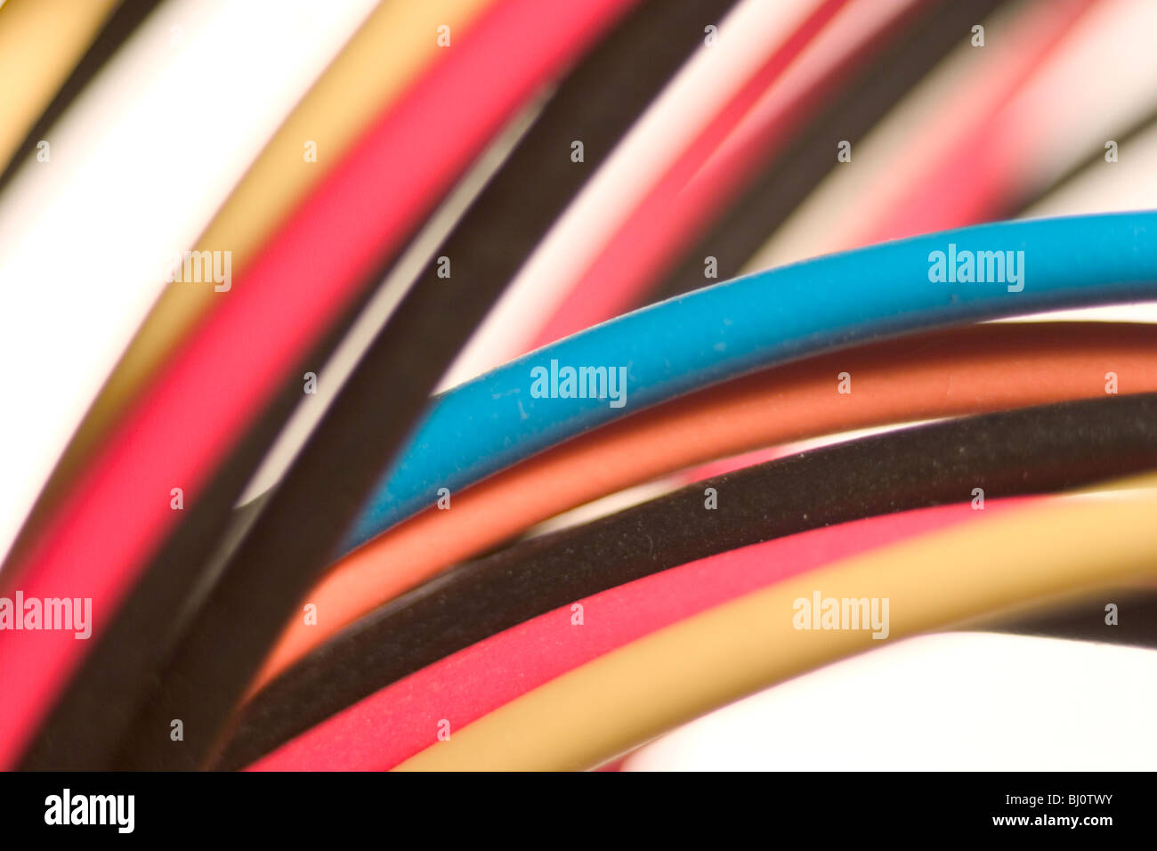 cut off cable Stock Photo