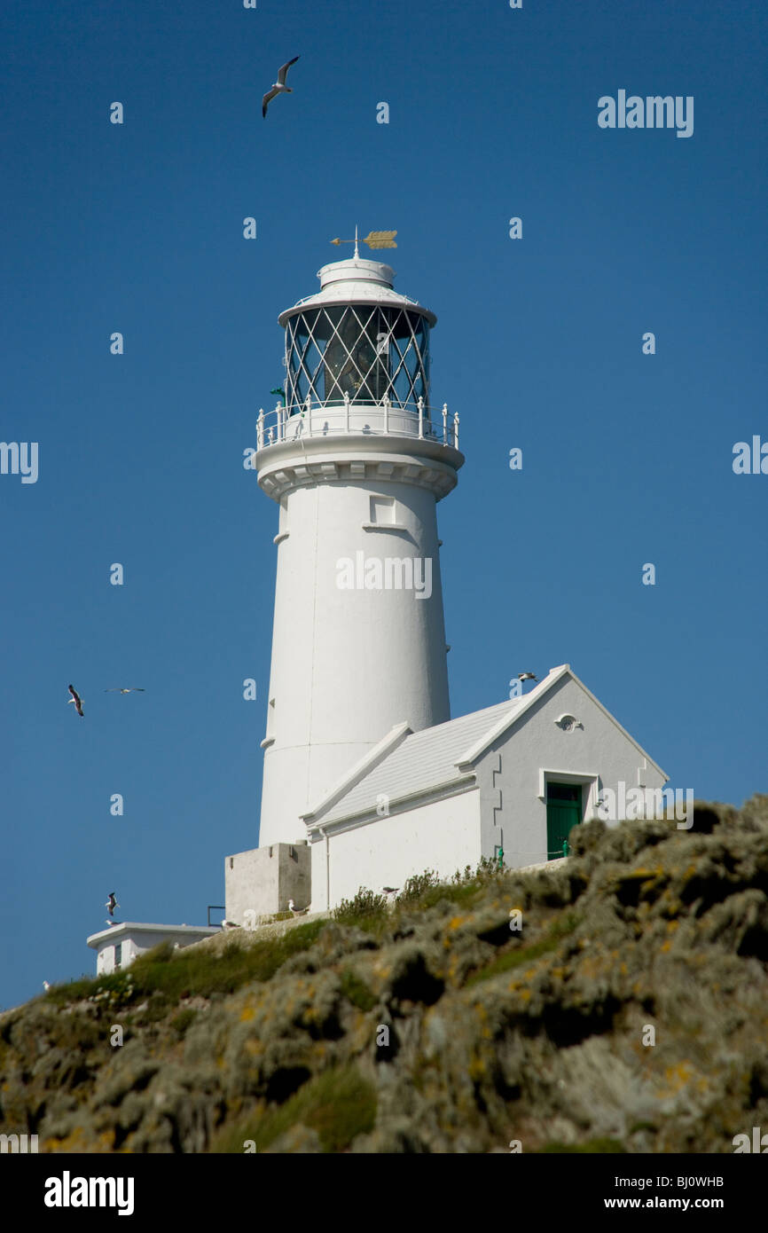 South Stack Lighthouse on Holy Island, Anglesey, North Wales Stock Photo Alamy