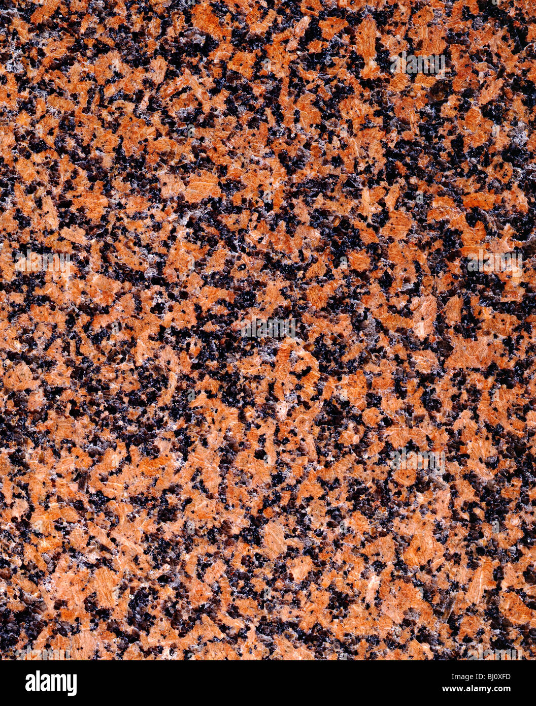 Detail photograph of natural granite used in kitchen counter tops Stock Photo