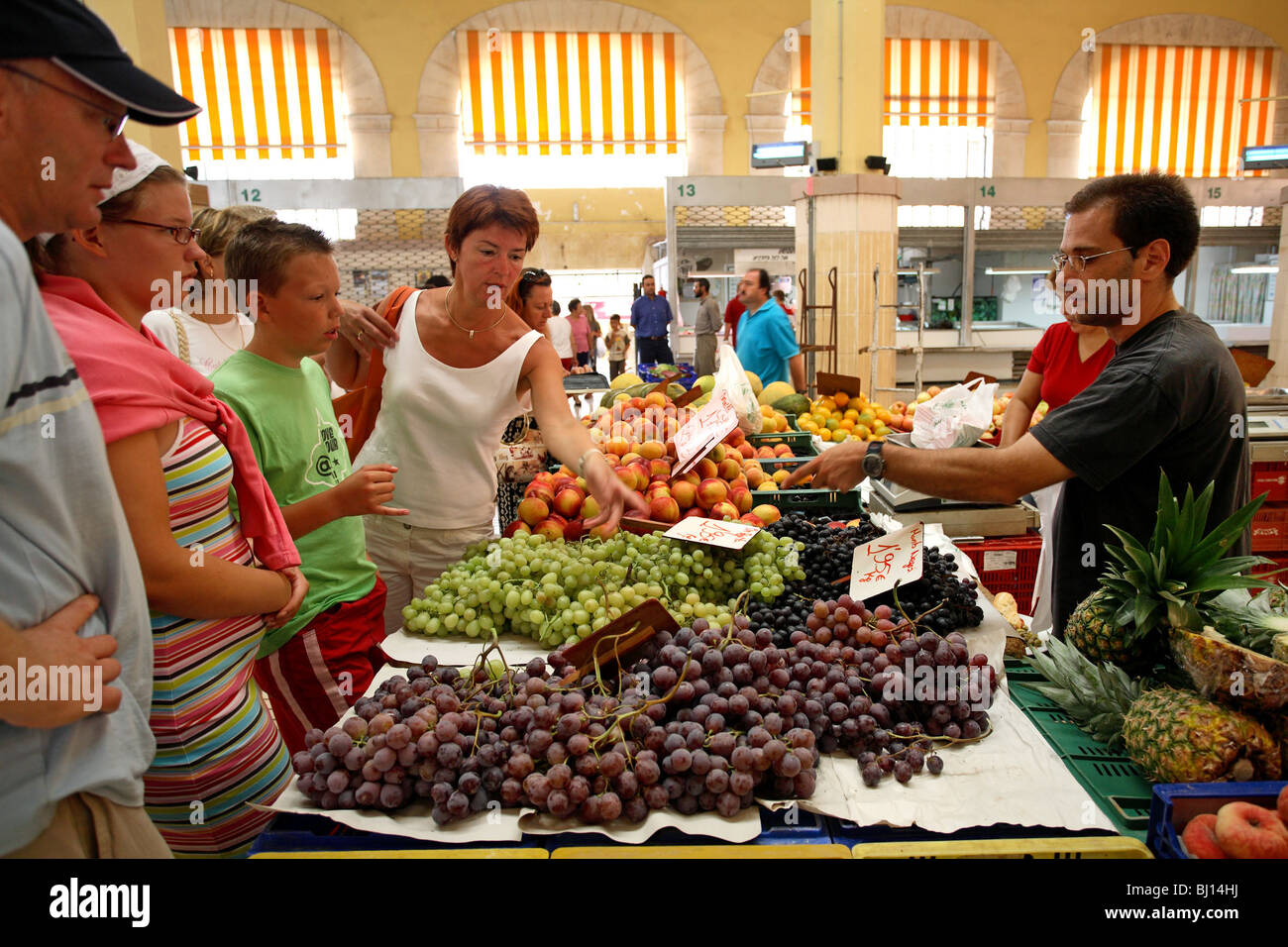 Market day in Felanitx, Majorca, Spain Stock Photo