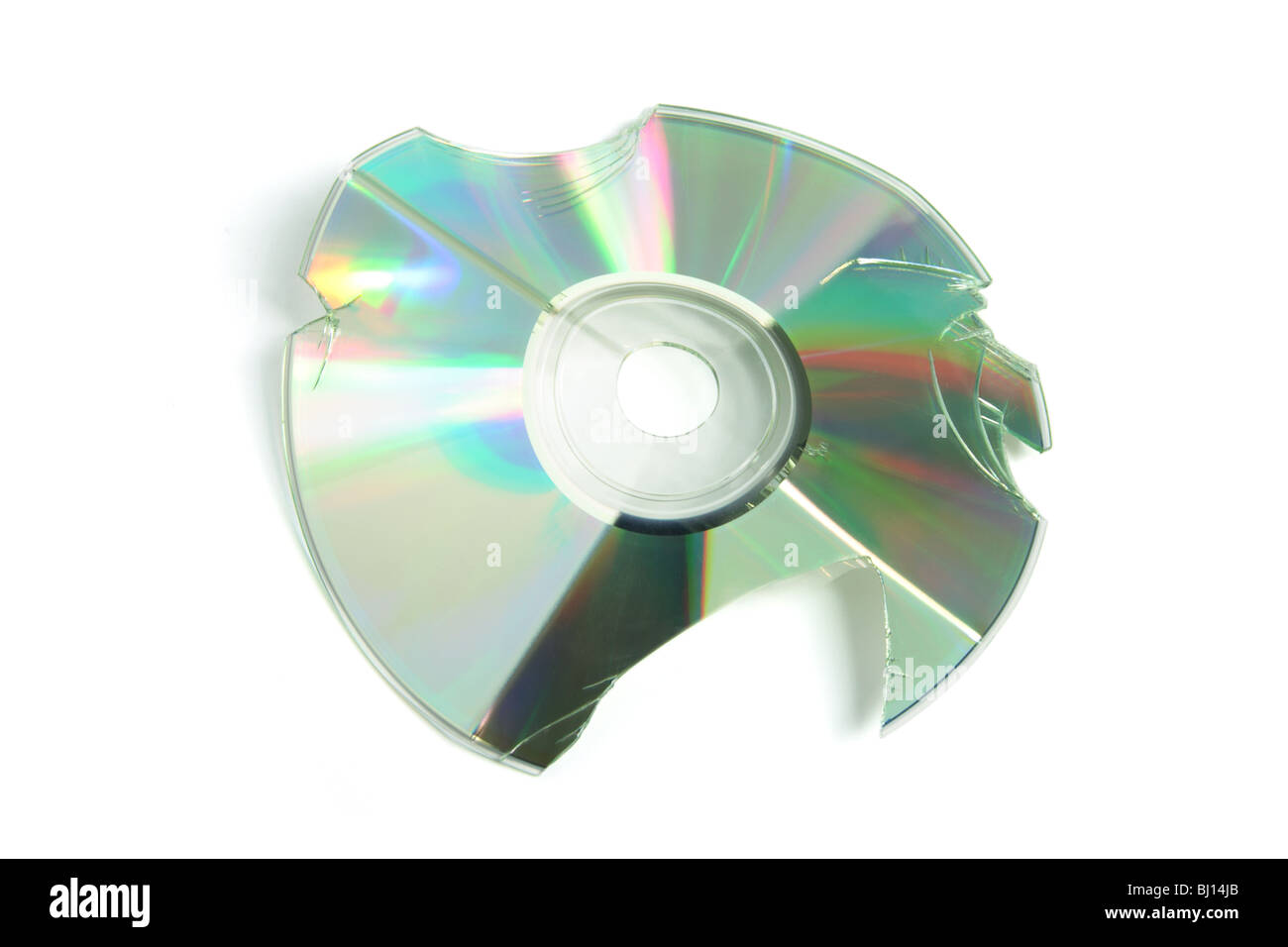 Broken CD Stock Photo