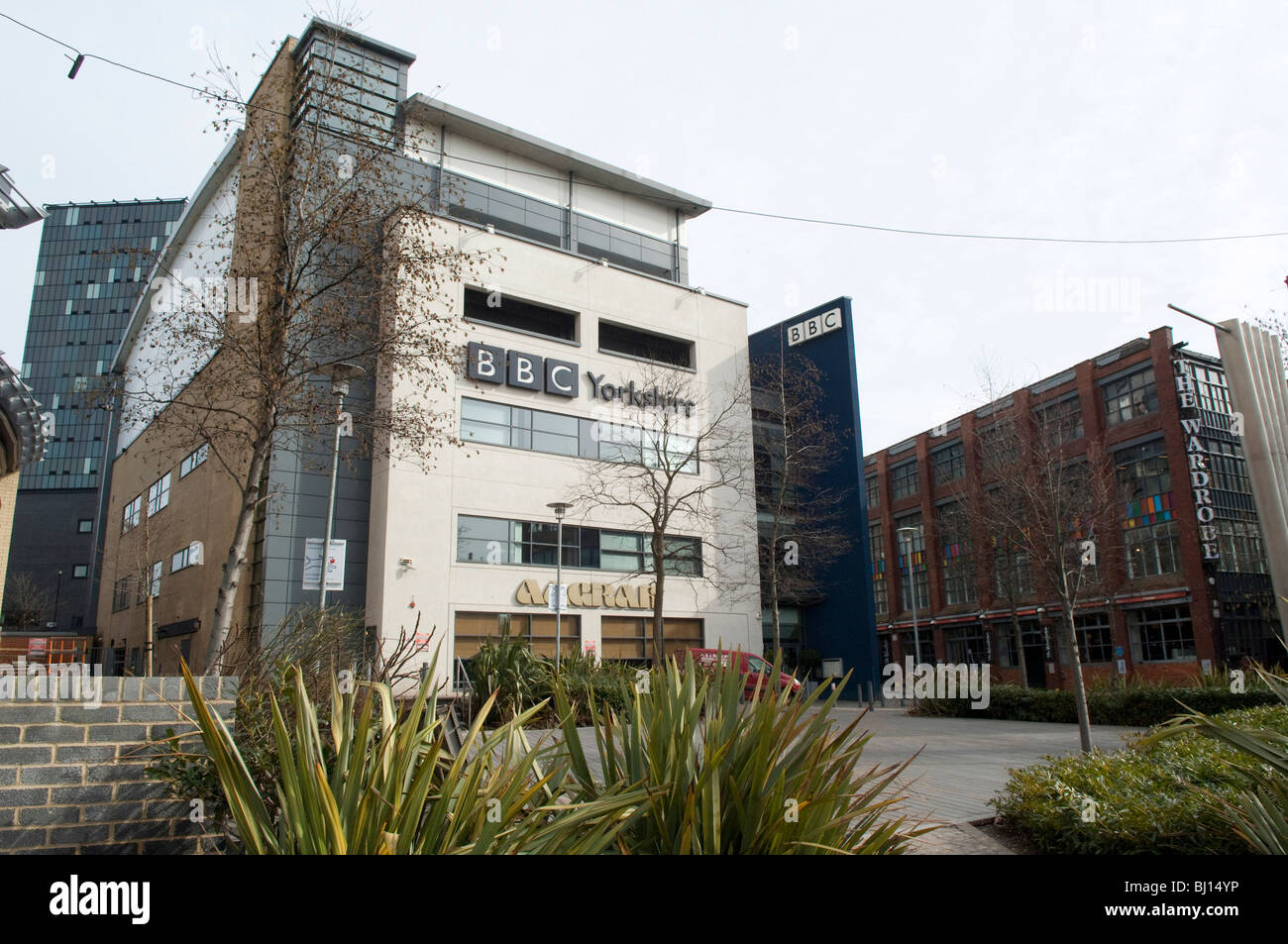 BBC West Yorkshire; St Peter's Square, Leeds Stock Photo Alamy