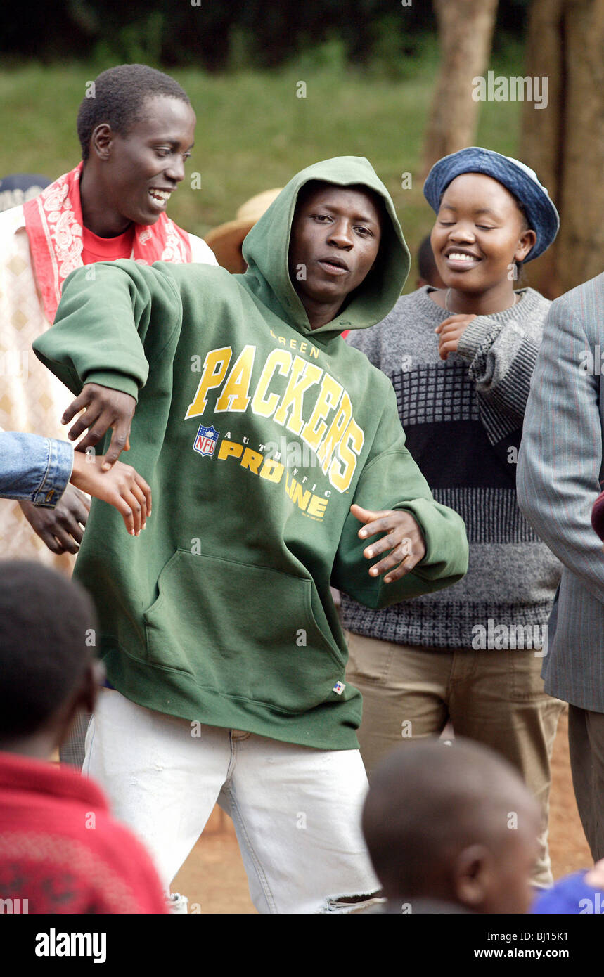 Slum Rap Group, Nairobi, Kenya Stock Photo