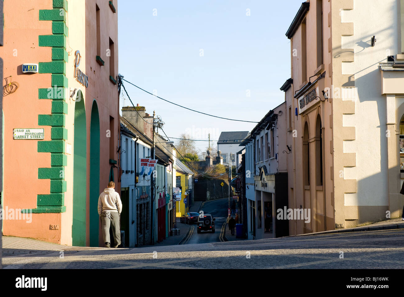 Castle Street, Castlebar, Co. Mayo, Ireland Stock Photo Alamy