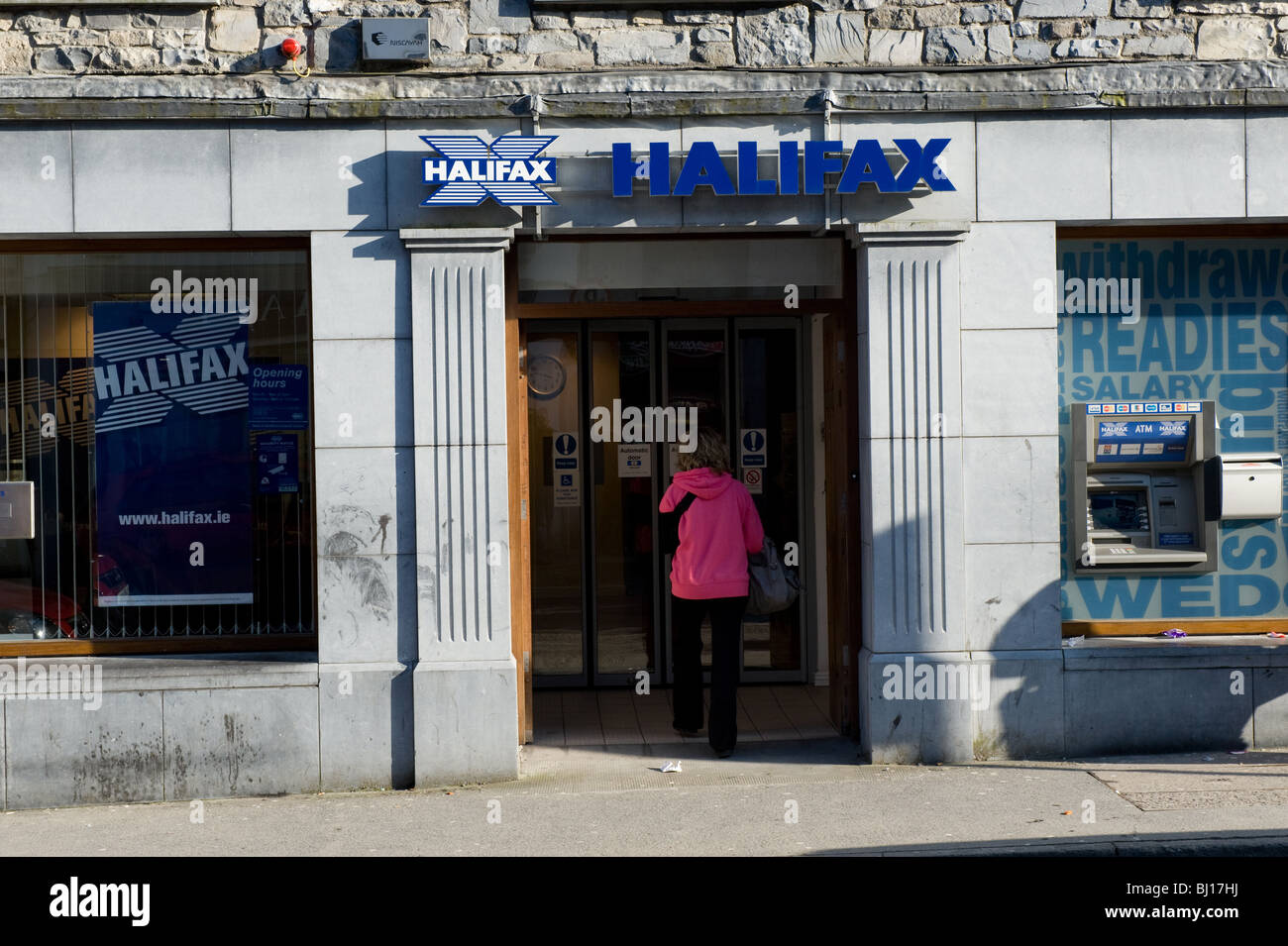 Halifax bank branch, Castlebar, Co. Mayo, Ireland Stock Photo Alamy