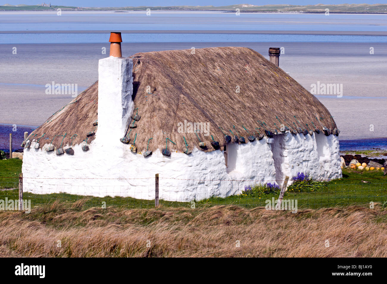 Thatched Cottage Stock Photo