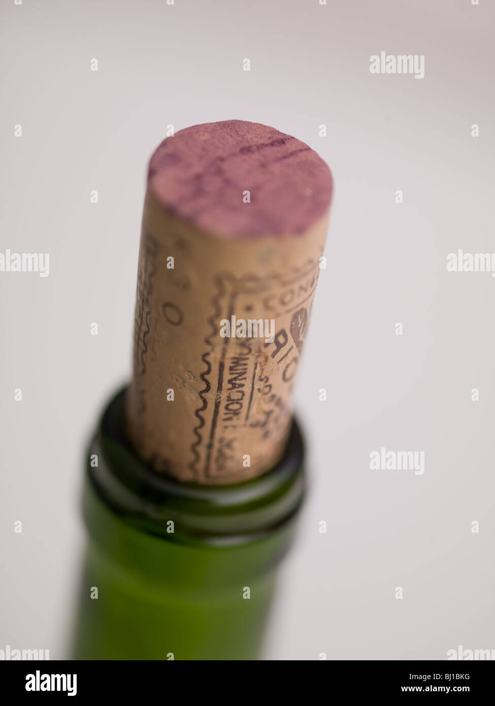 wine bottle corked Stock Photo Alamy