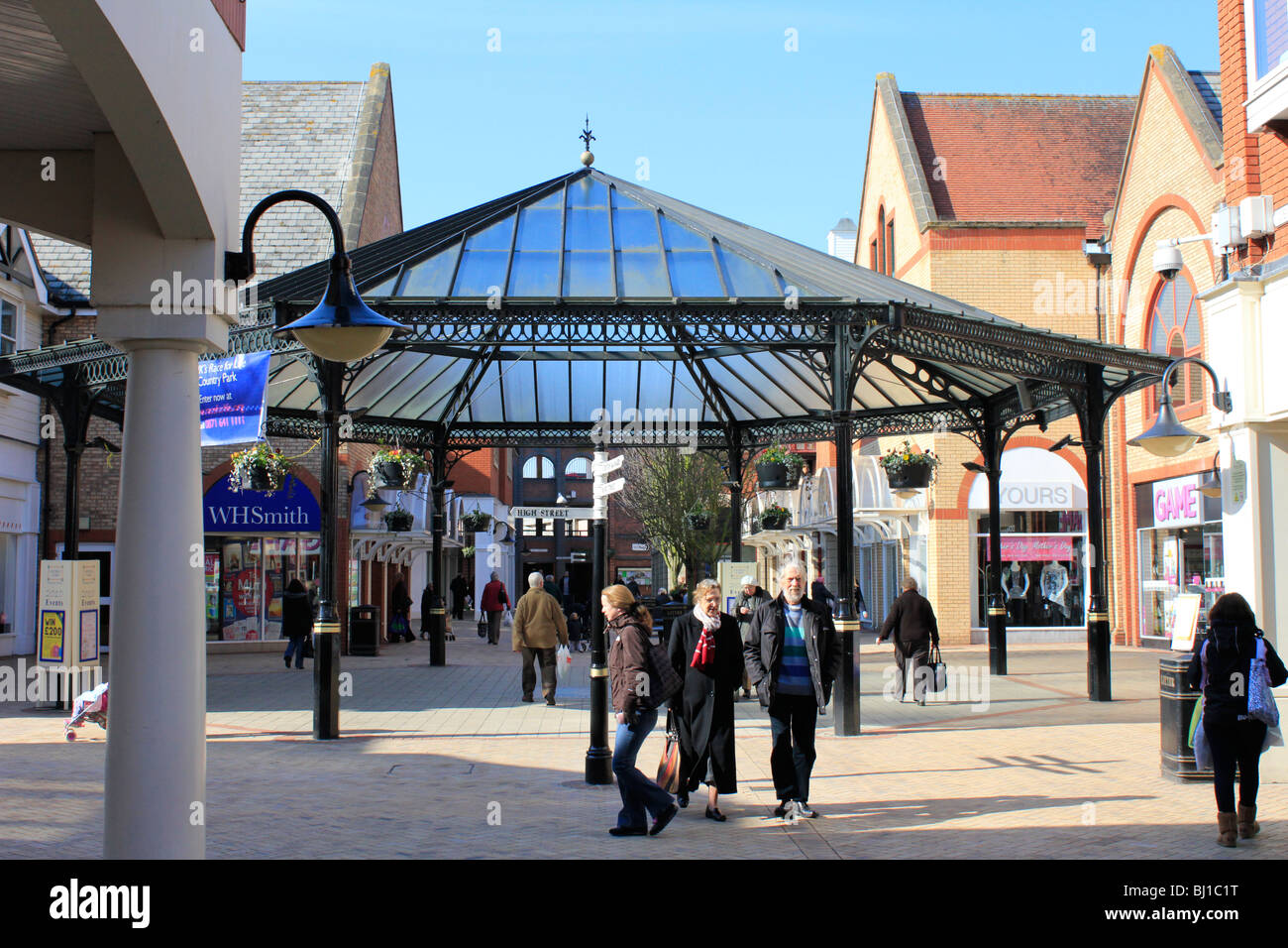 Shopping Centre Braintree Town Centre Essex England Uk Gb Stock Photo