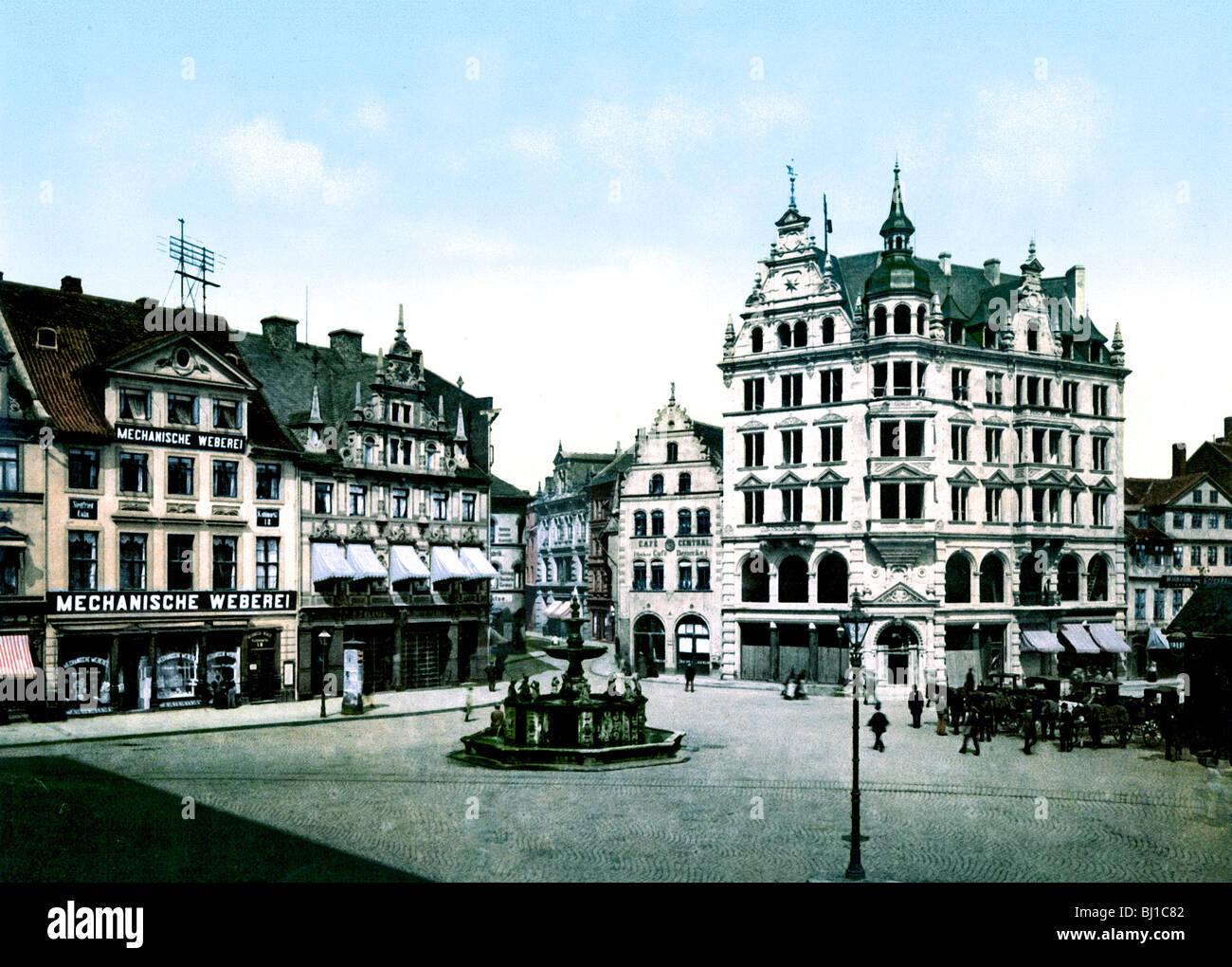 Der Kohlmarkt Braunschweig Stock Photo
