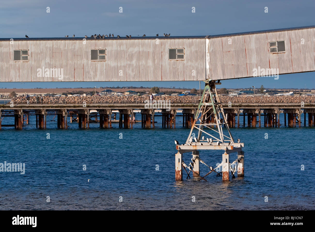 Wallaroo jetty Yorke Peninsula South Australia Stock Photo Alamy