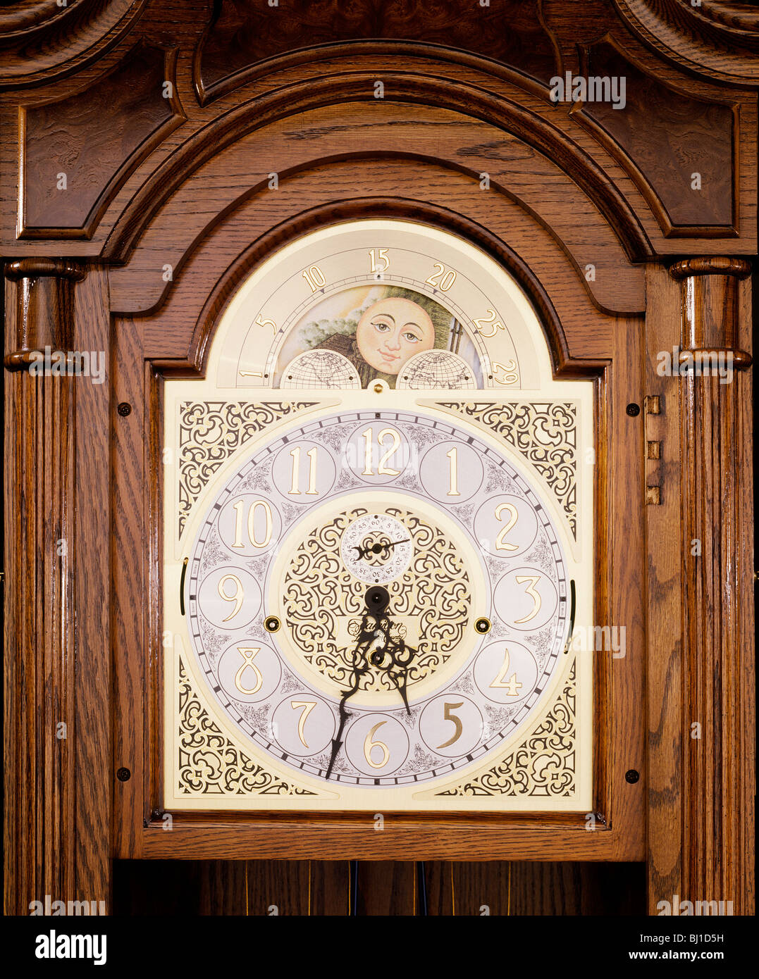 Grandfather clock face hires stock photography and images Alamy