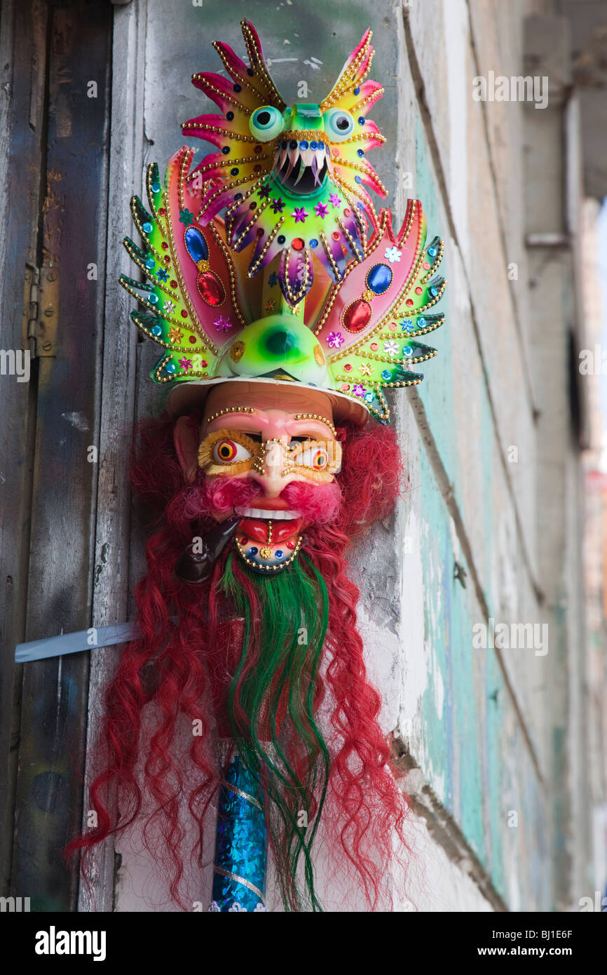 Bolivian Carnival Masks La Paz Bolivia South America Stock Photo Alamy   Bolivian Carnival Masks La Paz Bolivia South America BJ1E6F 