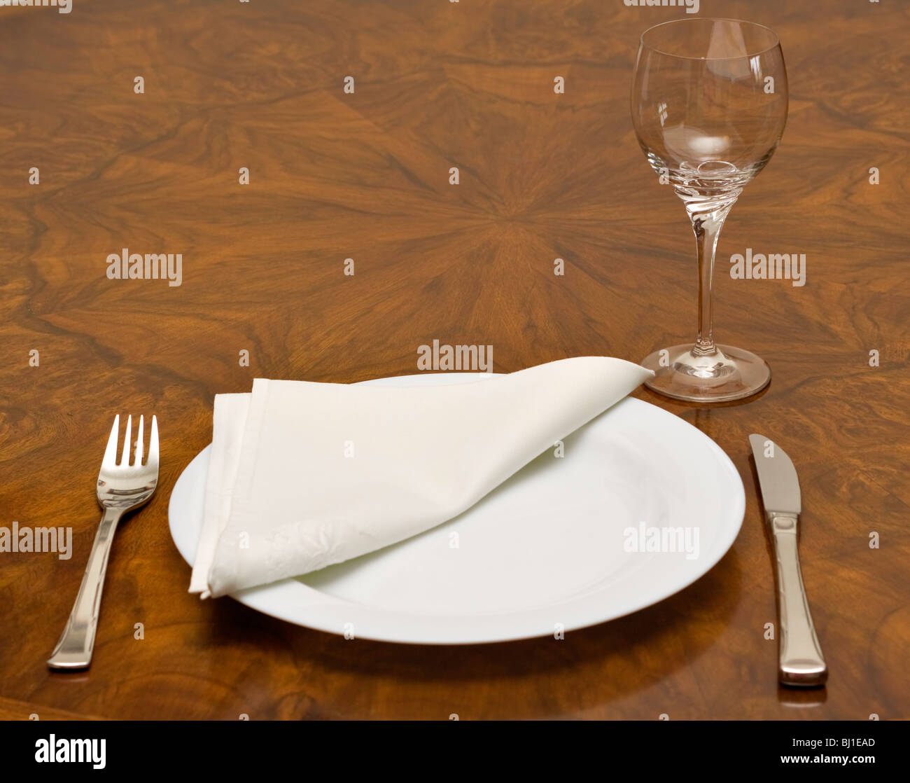 Place setting for one Stock Photo