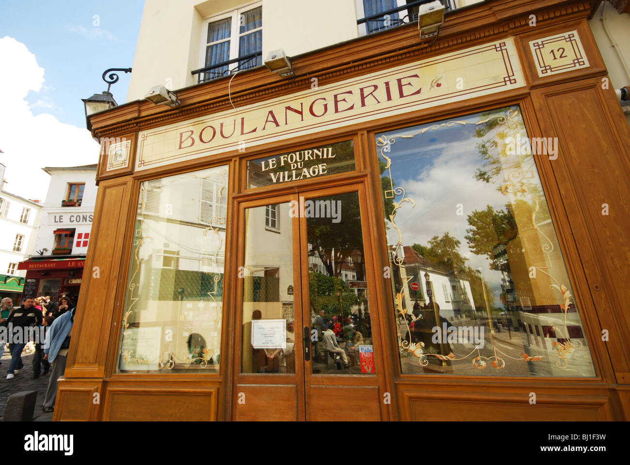 colourful shop front Montmartre Paris France Stock Photo Alamy