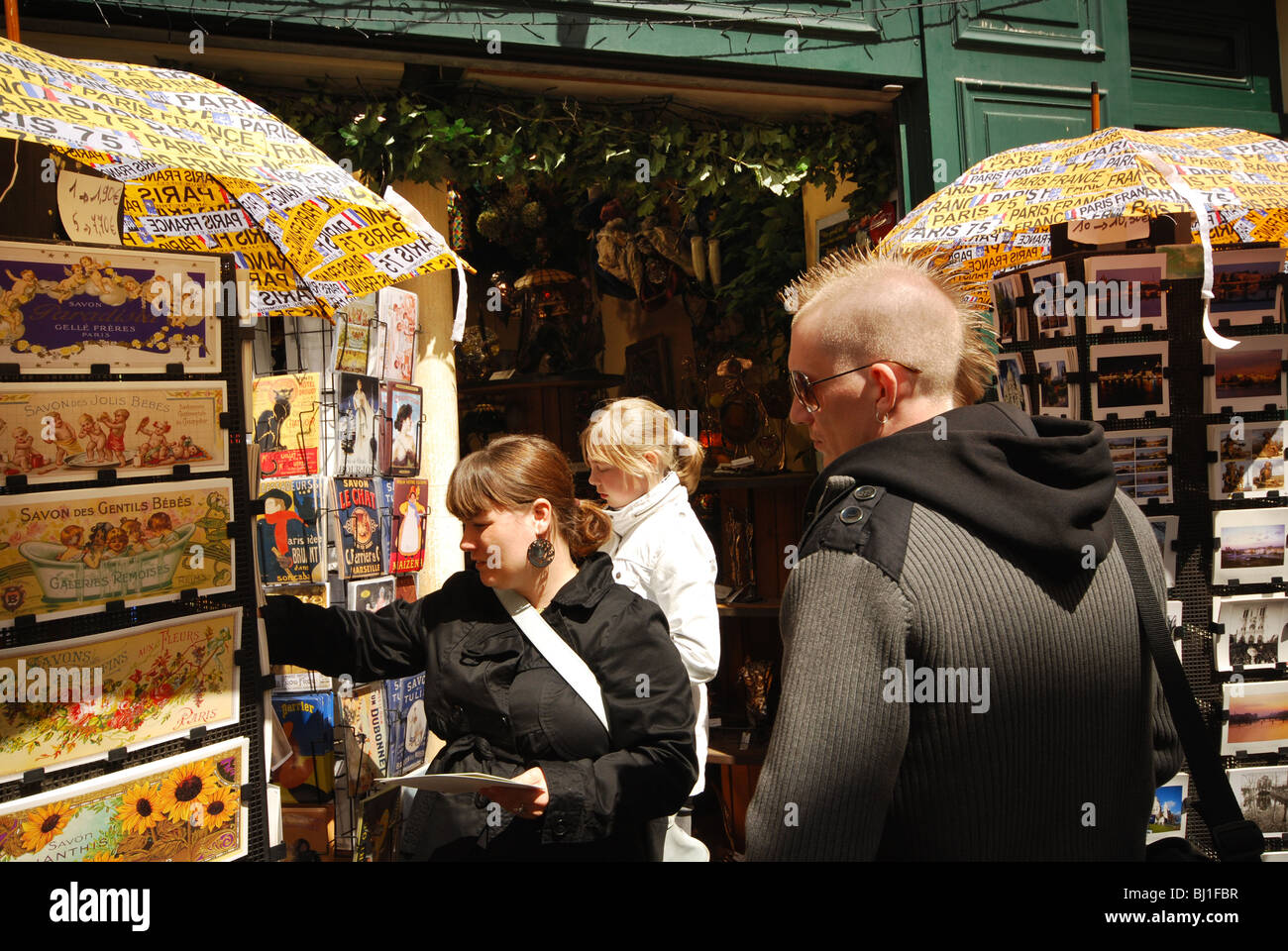souvenirs for sale at Montmartre Paris France Stock Photo Alamy