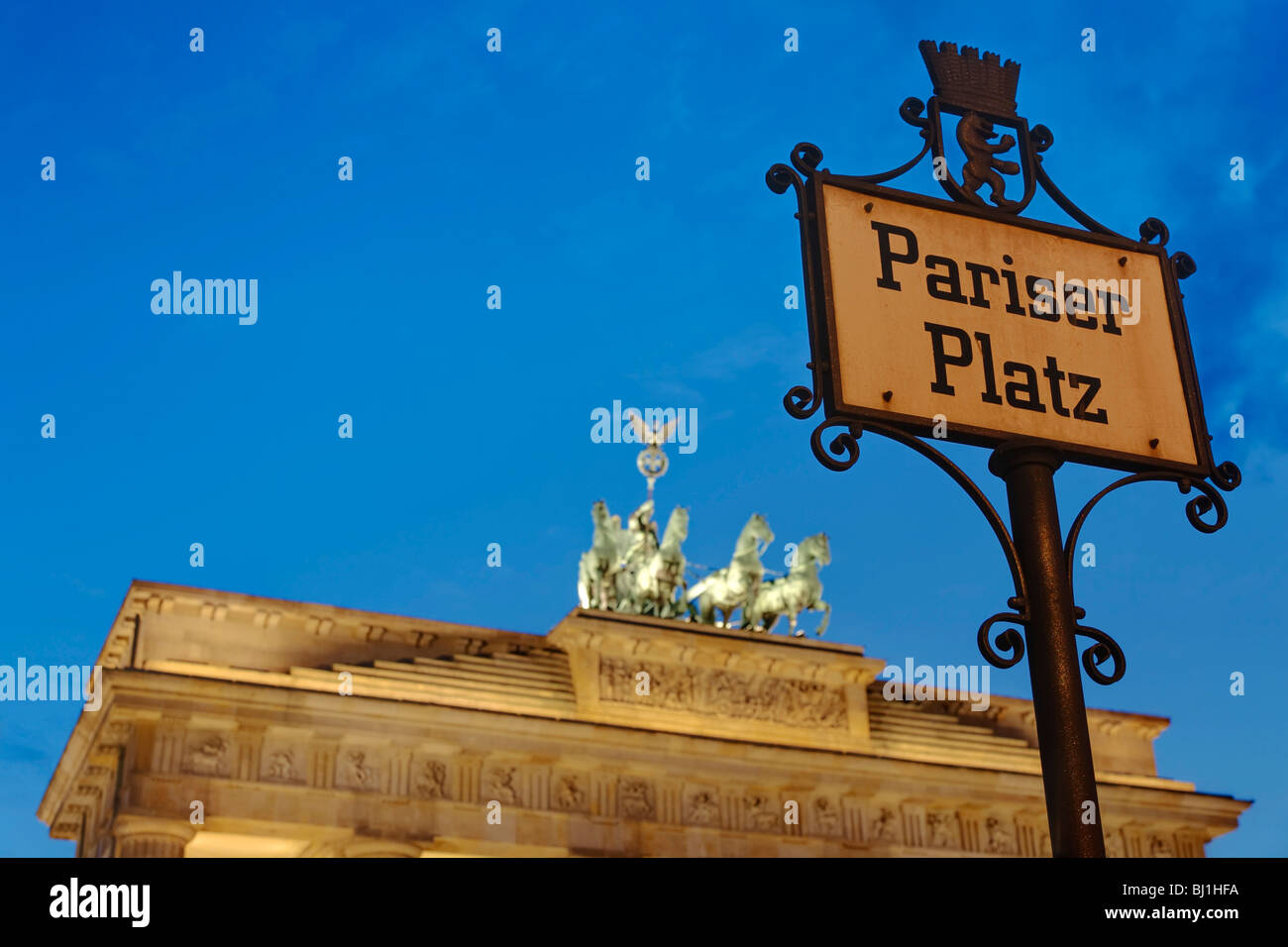 Brandenburg Gate, Berlin,Germany Stock Photo