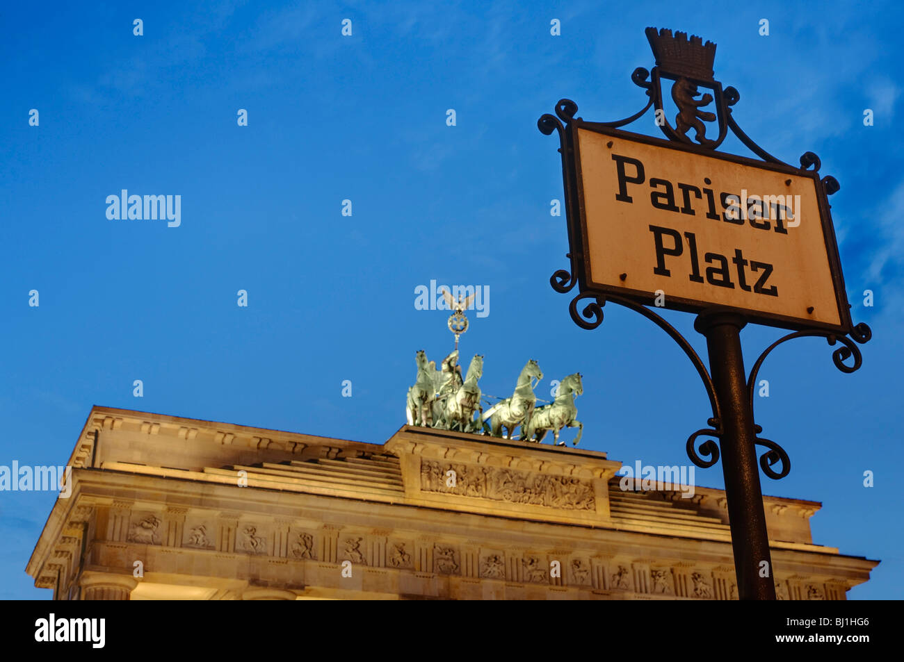 Brandenburg Gate, Berlin,Germany Stock Photo