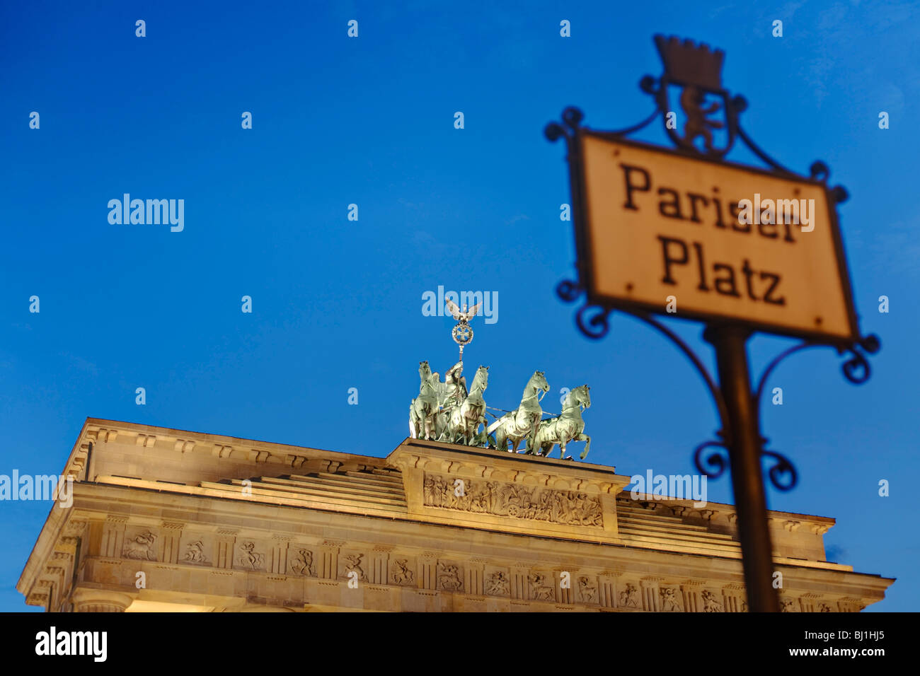 Brandenburg Gate, Berlin,Germany Stock Photo