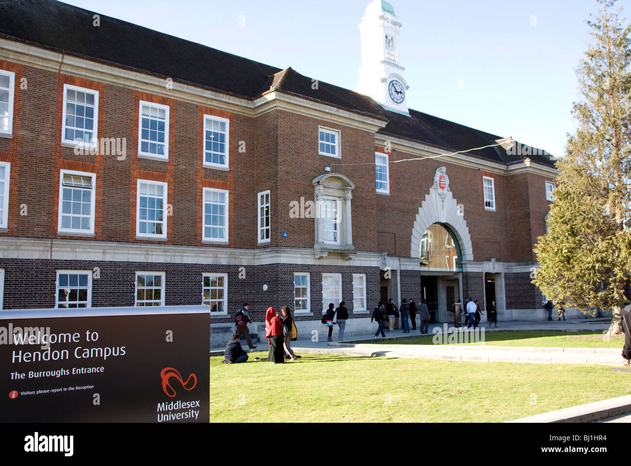 Middlesex University, Hendon Campus, North West London Stock Photo