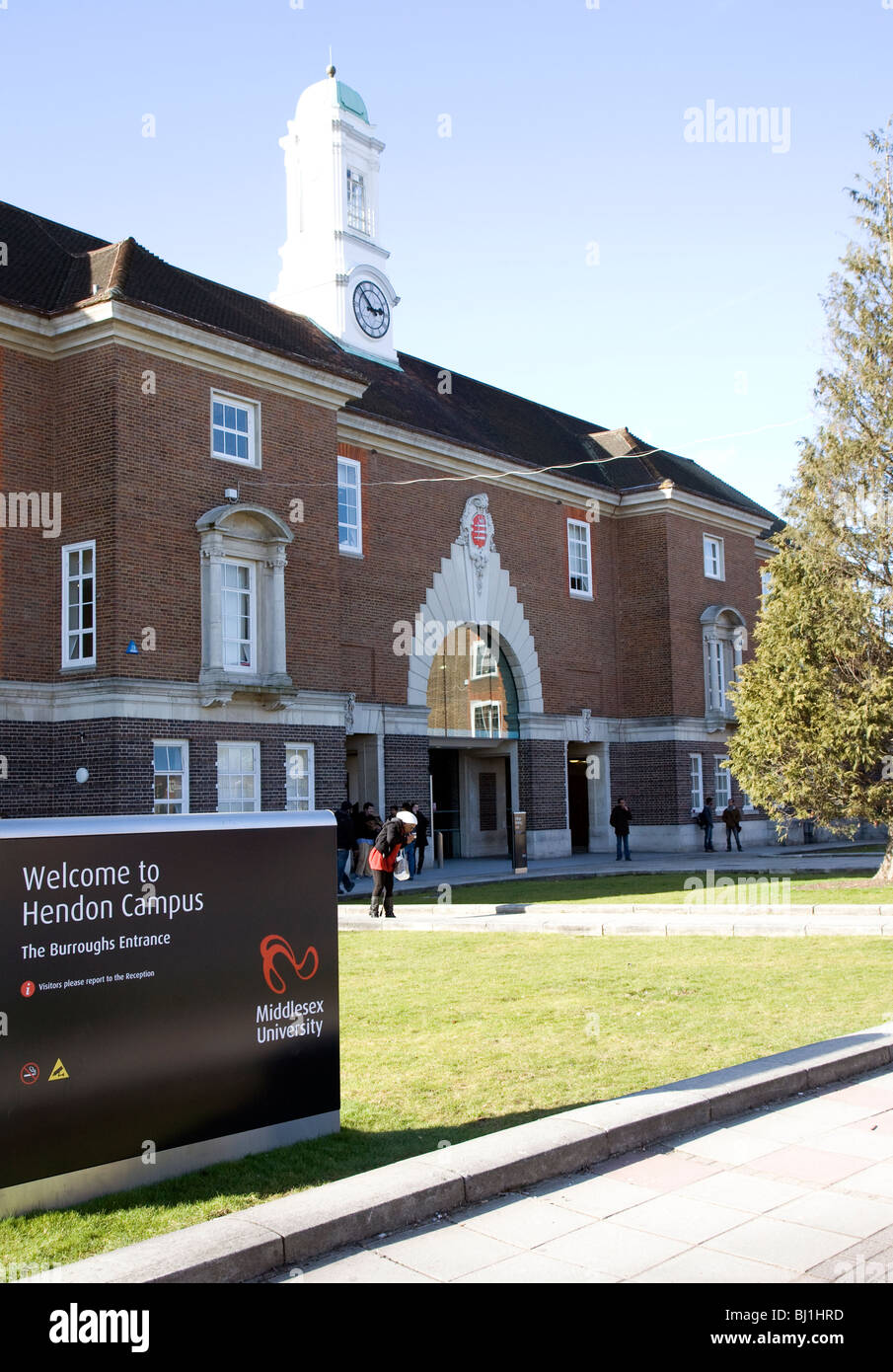 Middlesex University, Hendon Campus, North West London Stock Photo