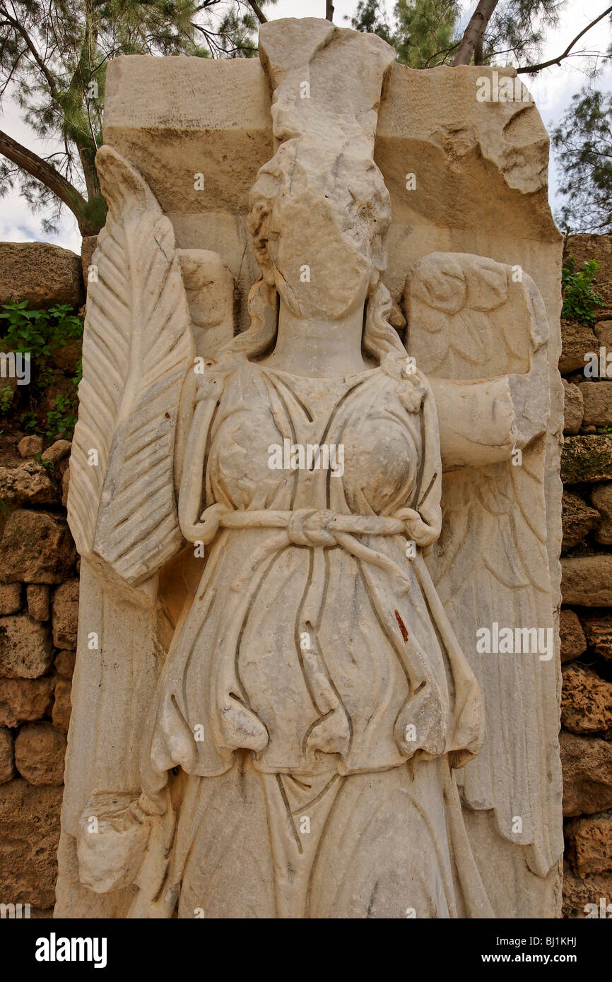 Israel, the Coastal Plain. Roman statues in Ashkelon Stock Photo - Alamy